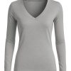 Women's Comfortable Full Sleeve V-Neck T-Shirt