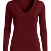 Women's Comfortable Full Sleeve V-Neck T-Shirt