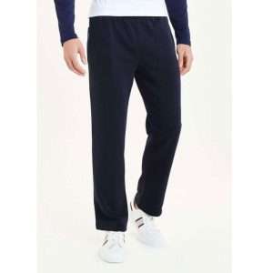 Slim Fit Navy Marl Cuffed Summer Joggers For Men