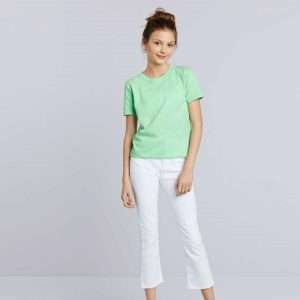 Light Green Short Sleeve T-Shirt For Kids