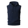 Comfy & Cool Men Sleeveless Hoodie