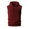 Comfy & Cool Men Sleeveless Hoodie