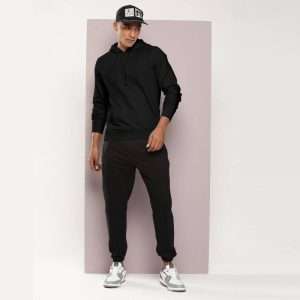 Black Colour Export Quality Tracksuit For Boys