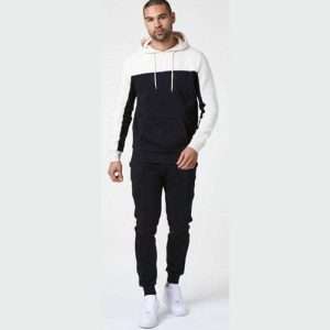 Black and Off White Stylish Boys Tracksuits