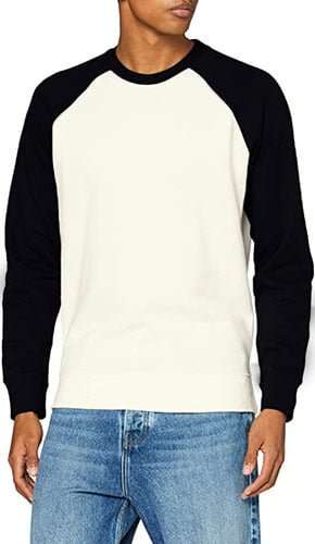 Raglan-White-And-Black-Sweatshirt