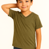 Boys Half Sleeve V-Neck T-Shirt