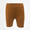 Brown High Waisted Shorts for Women