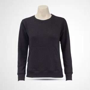 Charcoal Color Sweatshirt For Women