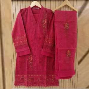 Binsaeed Stitched Embroidery 3Piece