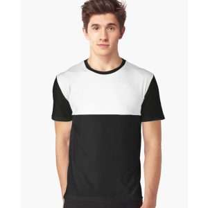 Colour Block Short Sleeve Cotton T-Shirt For Men