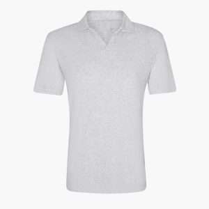 Grey Short Sleeve PK Polo T-Shirt For Men