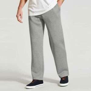 Grey Colour Solid Open Hem Men Straight Fit Summer Joggers
