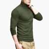 Turtleneck Long Sleeve T-Shirts for Men