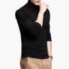 Turtleneck Long Sleeve T-Shirts for Men