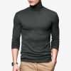 Turtleneck Long Sleeve T-Shirts for Men