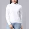 Turtleneck Long Sleeve T-Shirts for Women