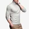 Turtleneck Long Sleeve T-Shirts for Men