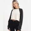 Raglan Cropped Sweatshirt for Women