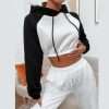 Drawstring Crop Hoodie