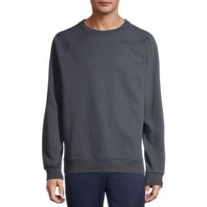 Crew Neck Raglan Sweatshirt for Men