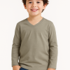 Boys Full Sleeve V-Neck T-Shirt