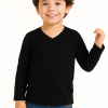 Boys Full Sleeve V-Neck T-Shirt