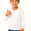 Boys Full Sleeve V-Neck T-Shirt