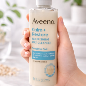 Aveeno Calm+ Restore Nourishing Oat Cleanser – 232ml
