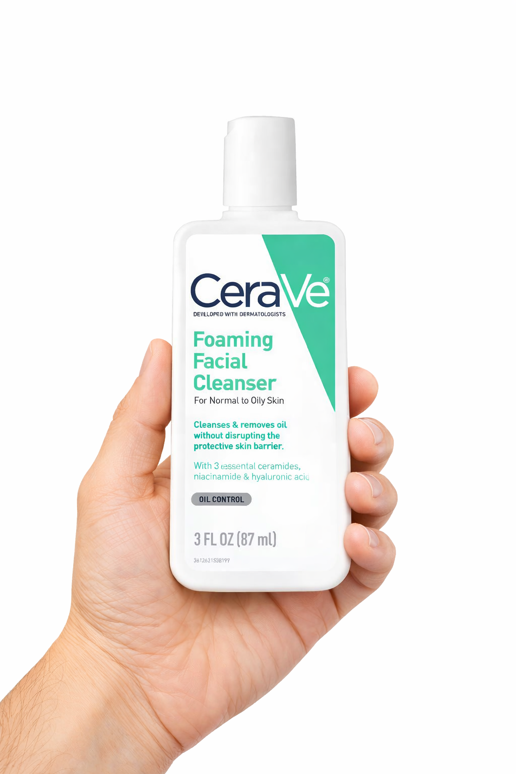 Cerave Foaming Facial Cleanser For Normal To Oily Skin